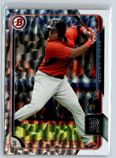 2015 Bowman #BP34 Rafael Devers Prospects Silver Ice P36