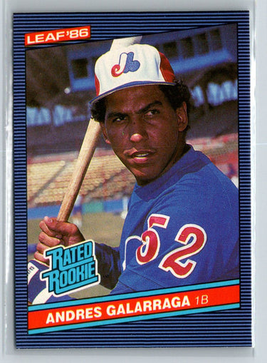 1986 Leaf #27 Andres Galarraga P36