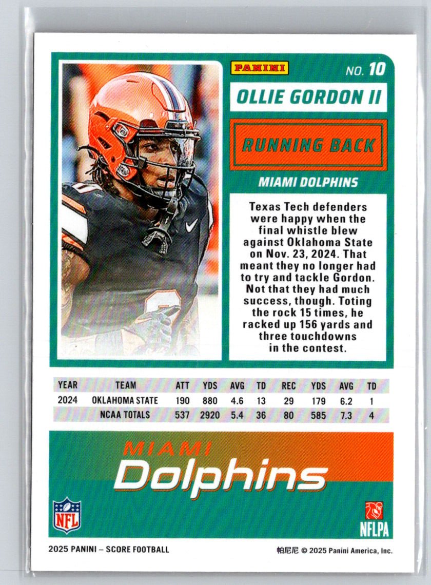2025 Score-A-Treat #10 Ollie Gordon II P36