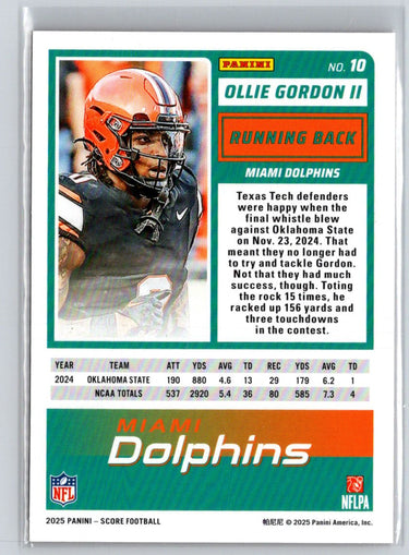 2025 Score-A-Treat #10 Ollie Gordon II P36