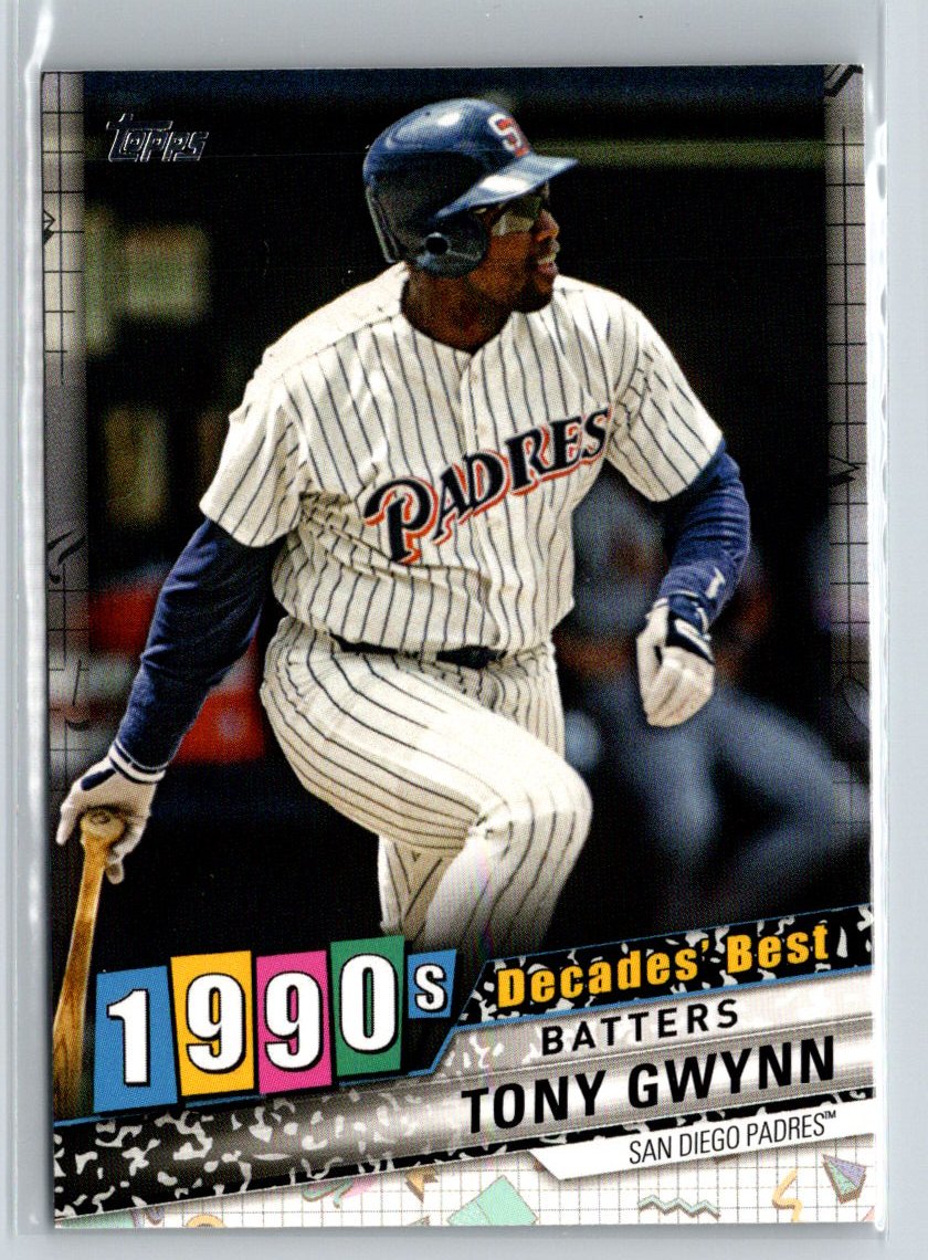 2020 Topps #DB-56 Tony Gwynn Decades' Best Blue (Series One) P37