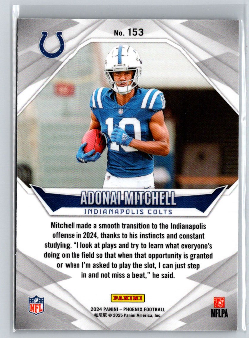 2024 Panini Phoenix #153 Adonai Mitchell P37