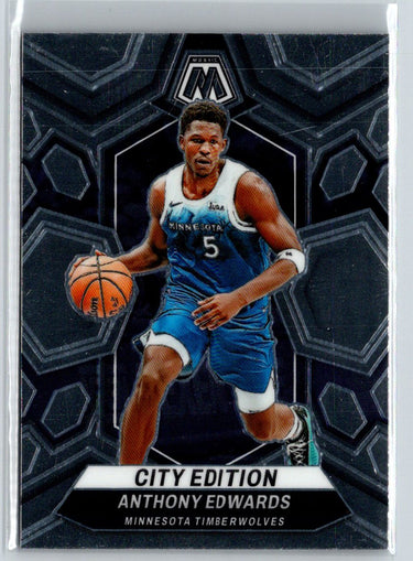 2023-24 Panini Mosaic #273 Anthony Edwards City Edition P38