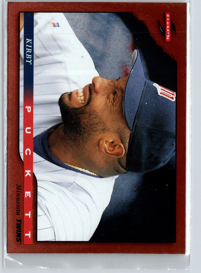 1996 Score #45 Kirby Puckett Dugout Collection (Series One) P39