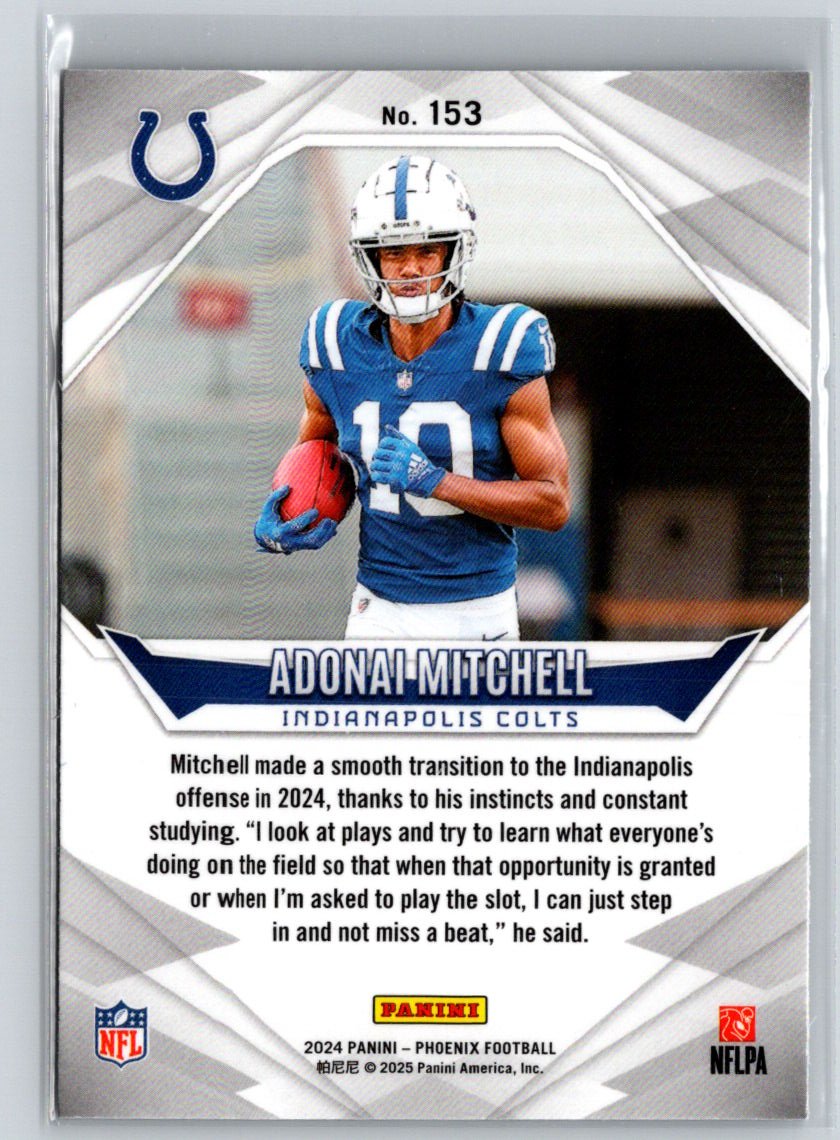 2024 Panini Phoenix #153 Adonai Mitchell International P39