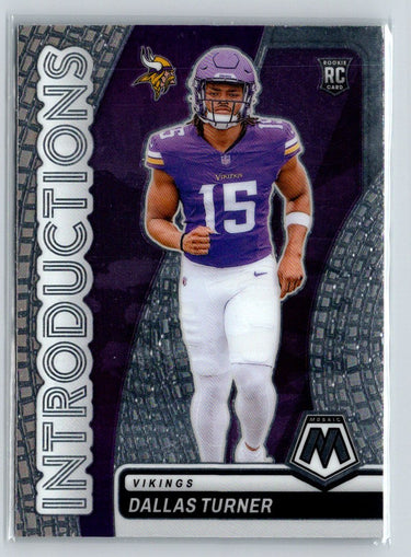 2024 Panini Mosaic #9 Dallas Turner Introductions P40