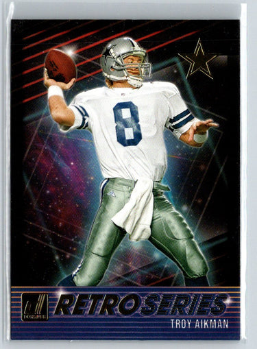 2021 Donruss - Retro Series Holo #RS10 Troy Aikman #/100 P40