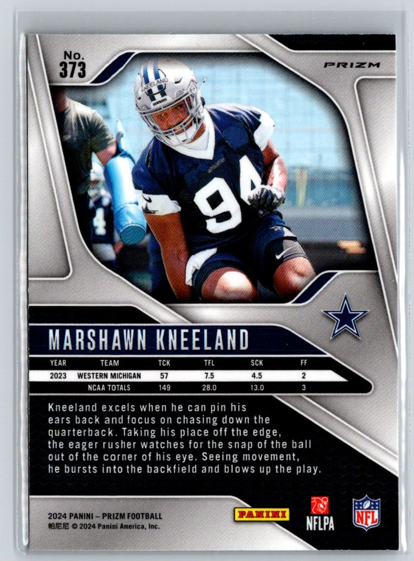 2024 Panini Prizm #373 Marshawn Kneeland Silver P40