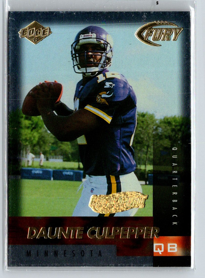 1999 Collector's Edge Fury #162 Daunte Culpepper Gold Ingot P41