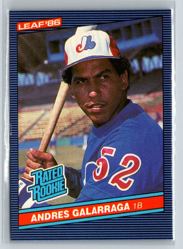 1986 Leaf #27 Andres Galarraga P42