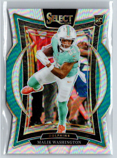 2024 Panini Select #71 Malik Washington Silver Prizm Die Cut P42