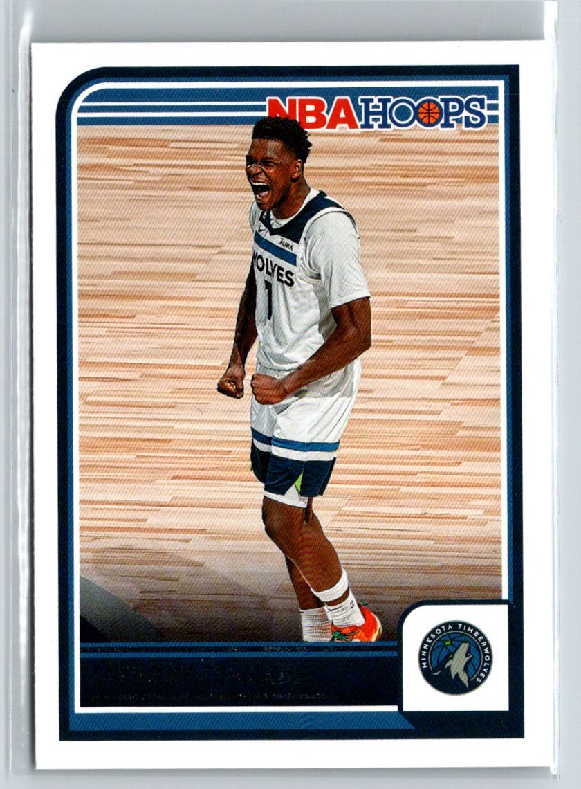 2023-24 Hoops #189 Anthony Edwards P42