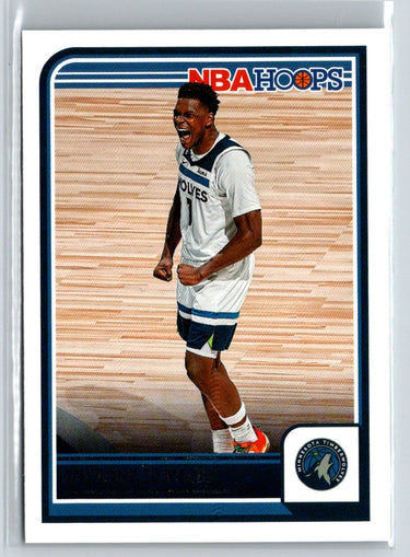 2023-24 Hoops #189 Anthony Edwards P42