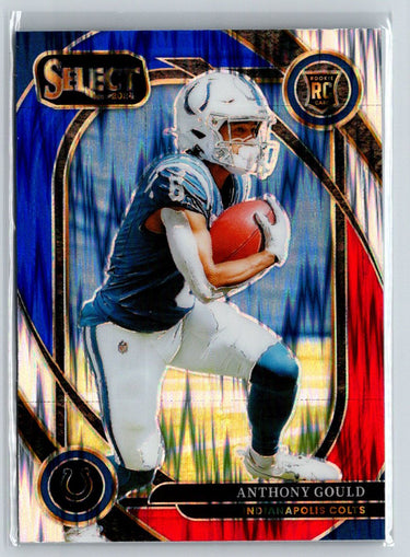 2024 Panini Select #206 Anthony Gould Red & Blue Prizm Shock P42