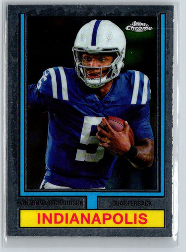 2024 Topps Chrome #74TF-25 Anthony Richardson 1974 Topps Football P42