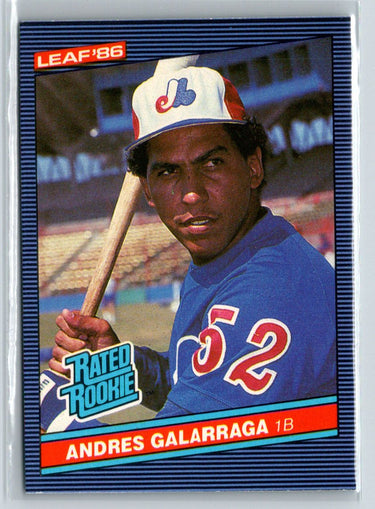 1986 Leaf #27 Andres Galarraga P43