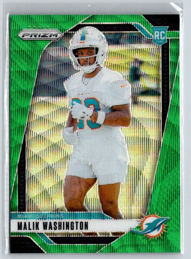 2024 Panini Prizm #371 Malik Washington Green P43