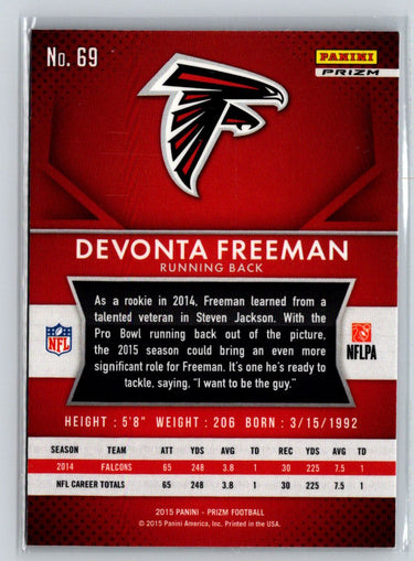2015 Panini Prizm #69 Devonta Freeman Red Prizm P43