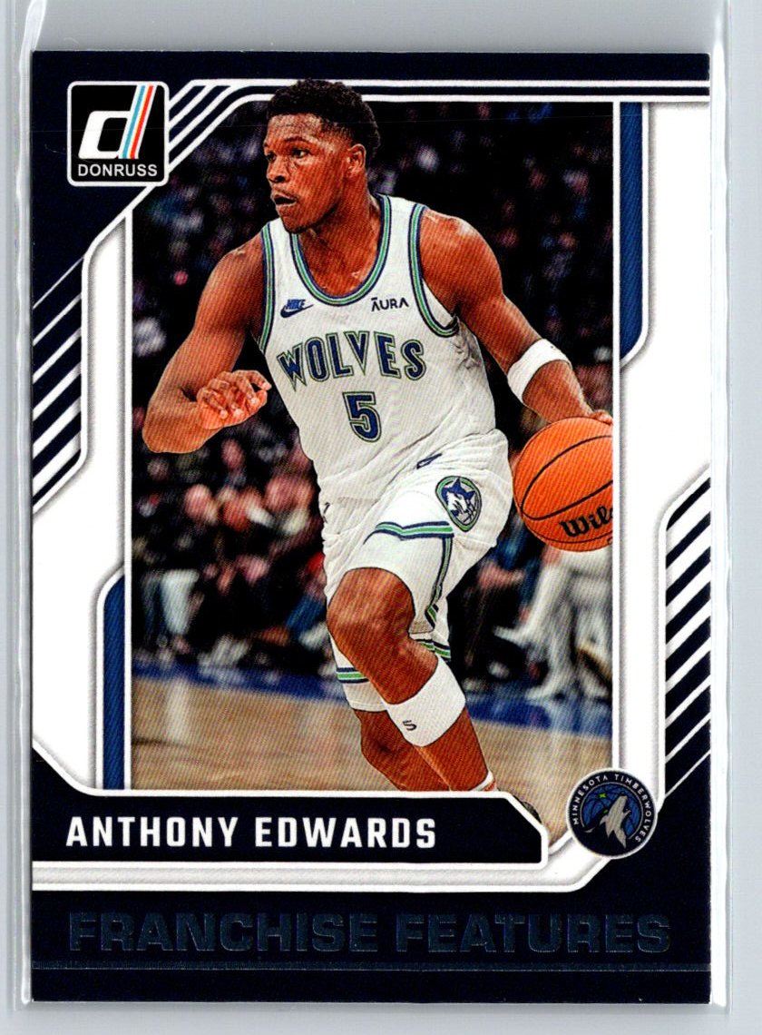 2024-25 Donruss #28 Anthony Edwards Franchise Features P43