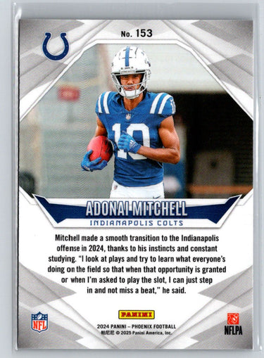 2024 Panini Phoenix #153 Adonai Mitchell P43