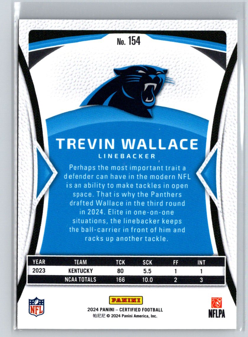 2024 Panini Certified #154 Trevin Wallace Mirror #/350 P44