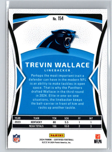 2024 Panini Certified #154 Trevin Wallace Mirror #/350 P44