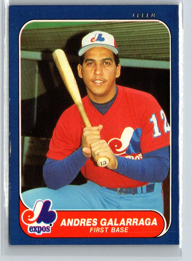 1986 Fleer Update #U-44 Andres Galarraga P44