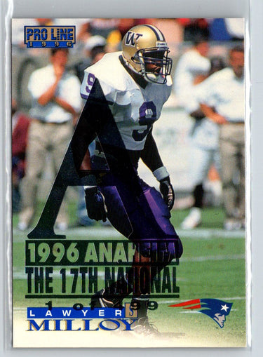 1996 Pro Line #330 Lawyer Milloy Anaheim National P44