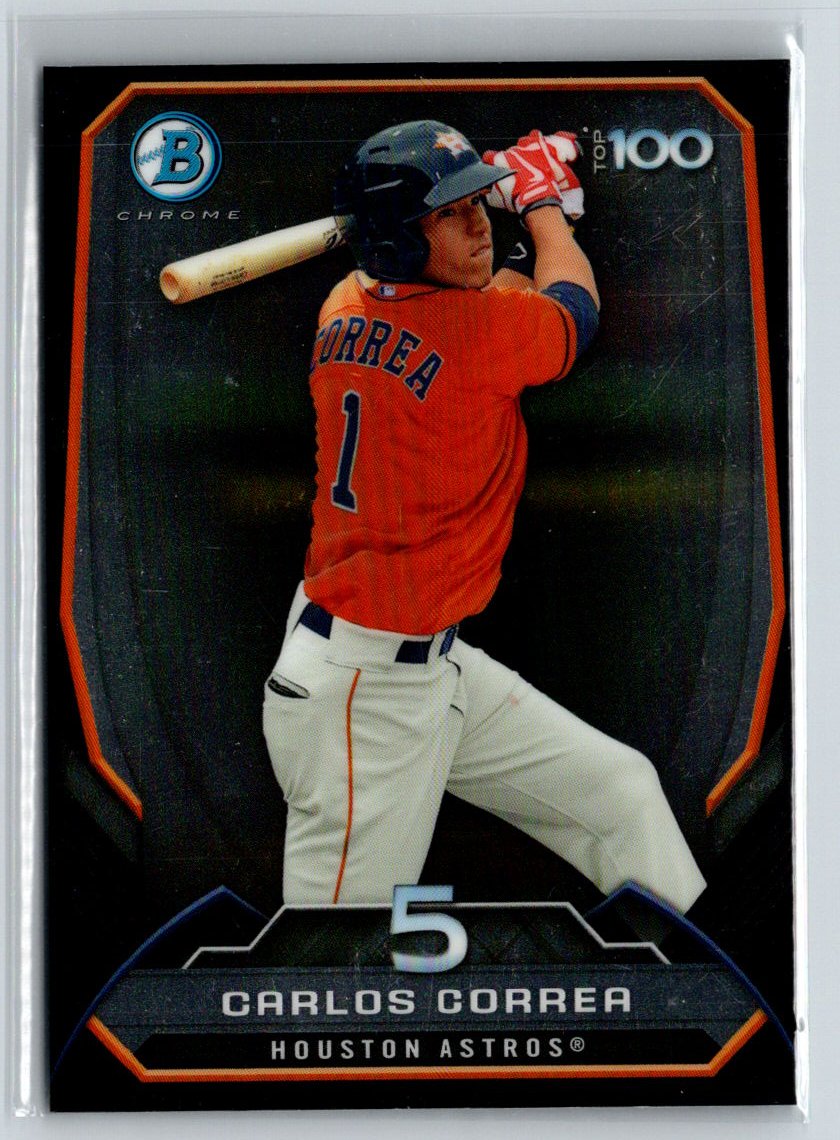 2014 Bowman #BTP-5 Carlos Correa Top 100 Prospects P45