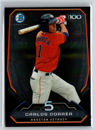 2014 Bowman #BTP-5 Carlos Correa Top 100 Prospects P45
