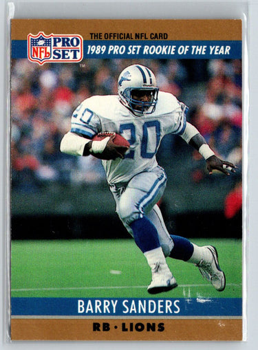 1990 Pro Set #1 Barry Sanders P45