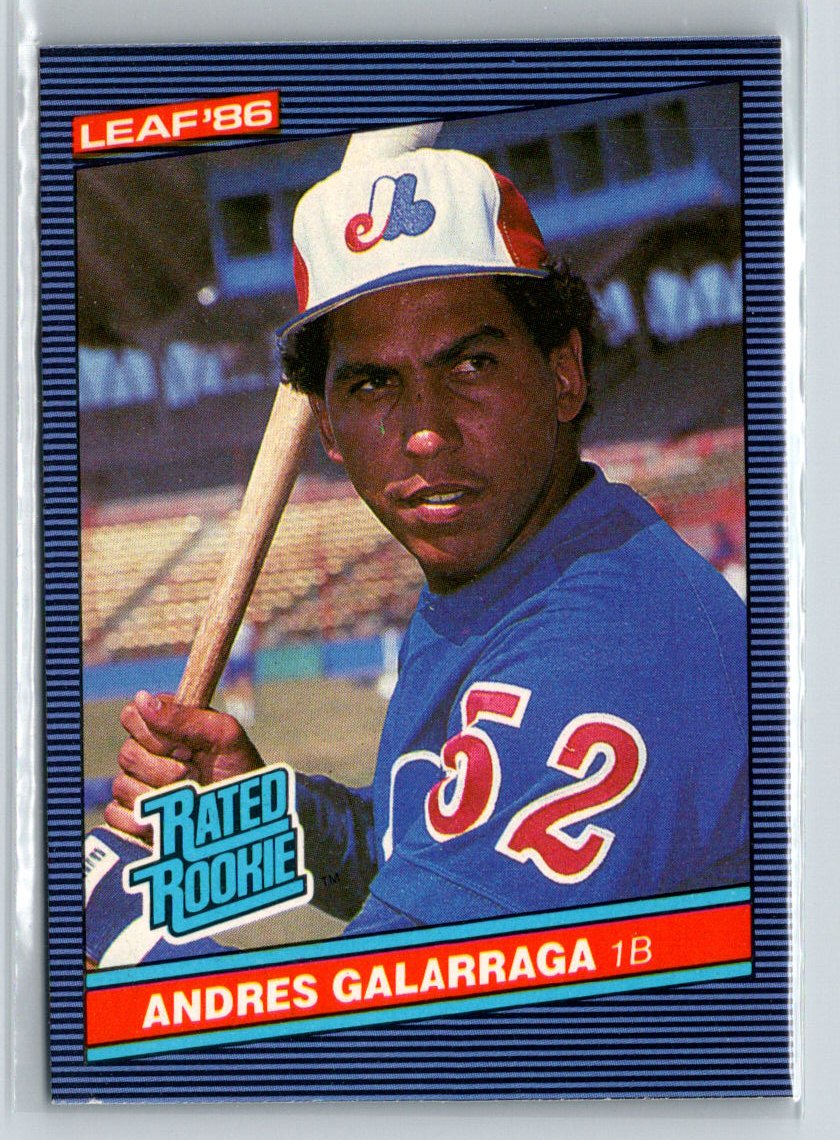 1986 Leaf #27 Andres Galarraga P45