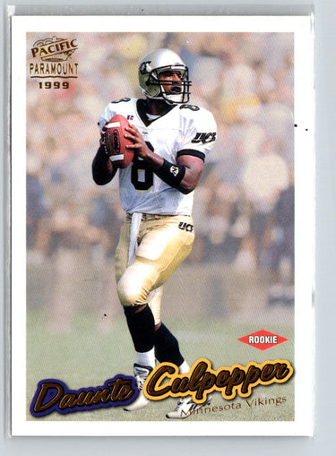 1999 Pacific Paramount #130 Daunte Culpepper Copper P45