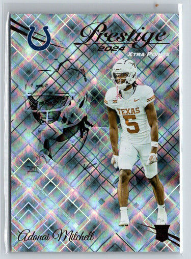 2024 Panini Prestige #325 Adonai Mitchell Diamond Xtra Points P45