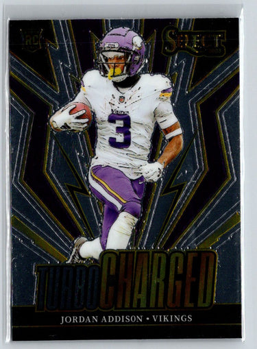 2023 Panini Select #TUR-JAD Jordan Addison Turbocharged P45