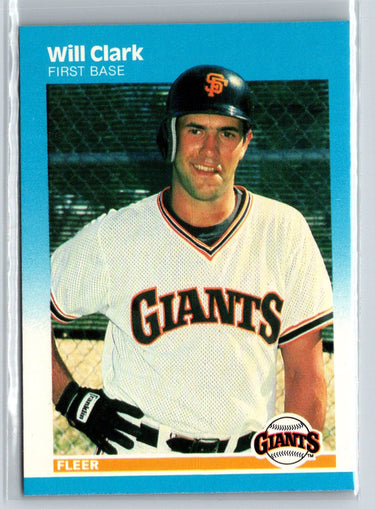 1987 Fleer #269 Will Clark P46