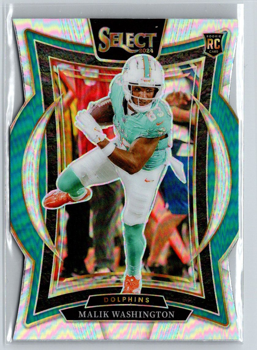 2024 Panini Select #71 Malik Washington Silver Prizm Die Cut P46