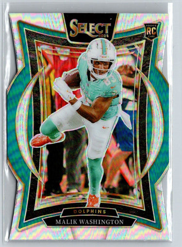 2024 Panini Select #71 Malik Washington Silver Prizm Die Cut P46
