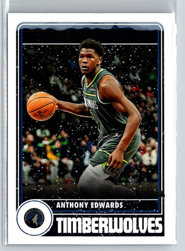 2023-24 Hoops #286 Anthony Edwards P46