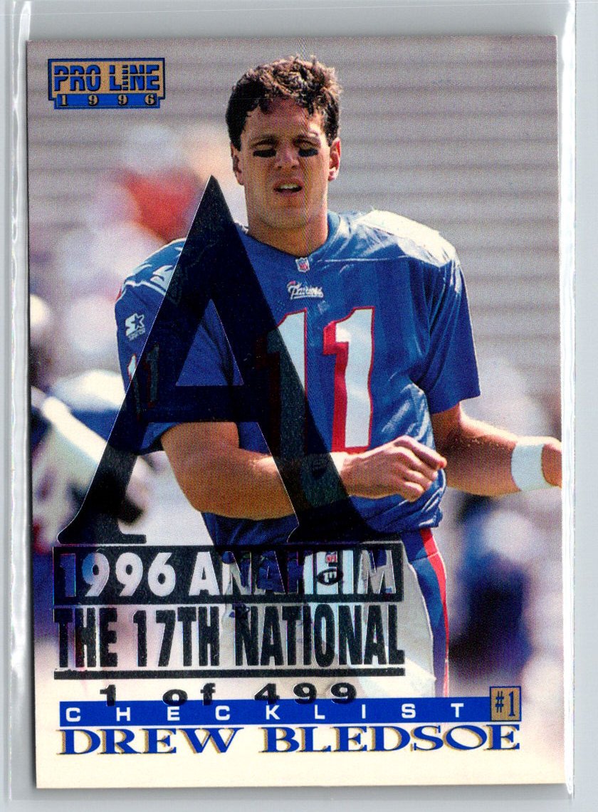 1996 Pro Line #348 Drew Bledsoe Anaheim National P46