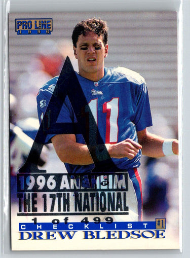 1996 Pro Line #348 Drew Bledsoe Anaheim National P46