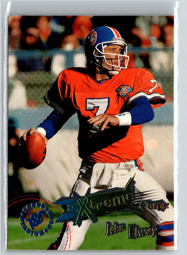 1995 Stadium Club #x189 John Elway Diffraction Members Only P46