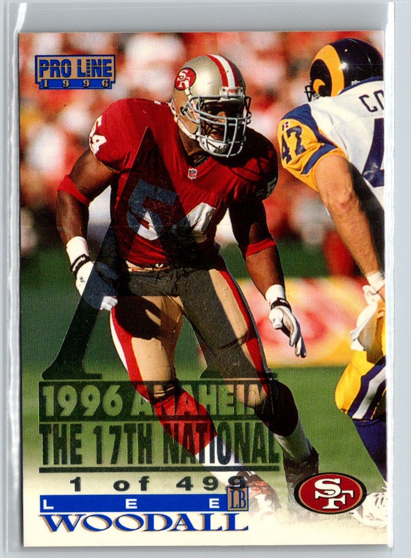 1996 Pro Line #245 Lee Woodall Anaheim National P46