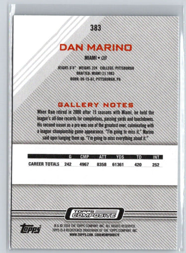 2023 Topps Composite #383 Dan Marino P47