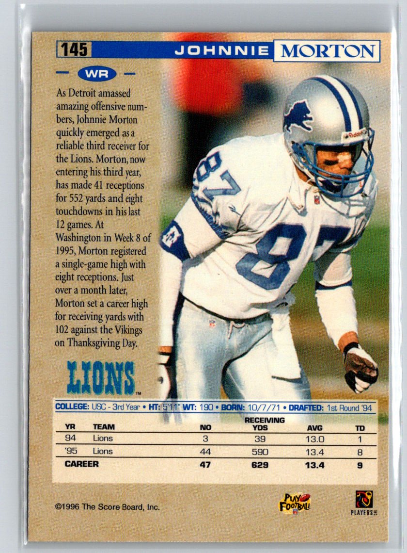 1996 Pro Line #145 Johnnie Morton Anaheim National P47