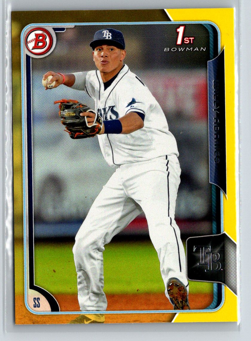 2015 Bowman #BP61 Willy Adames Prospects Yellow P47