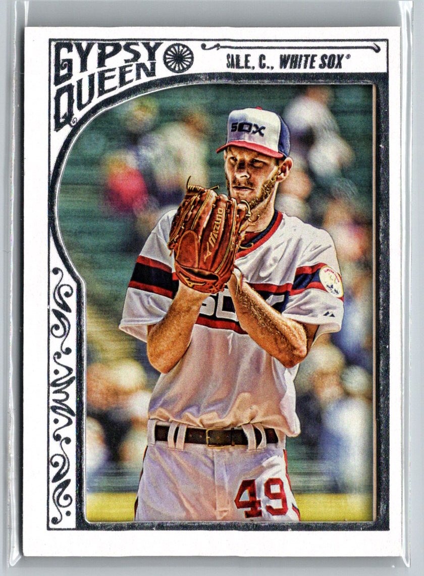 2015 Topps Gypsy Queen #29 Chris Sale Paper Frame White P48