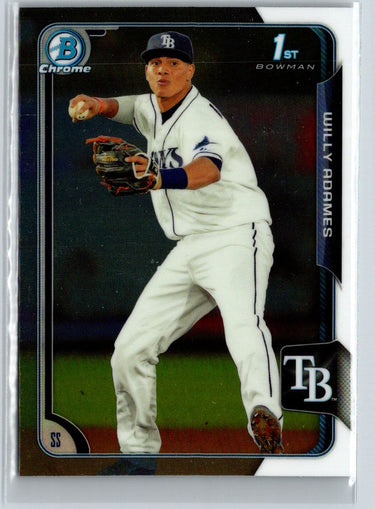 2015 Bowman #BCP61 Willy Adames Chrome Prospects P49