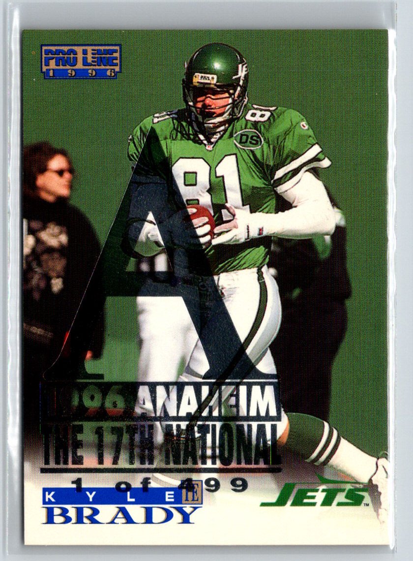 1996 Pro Line #152 Kyle Brady Anaheim National P49