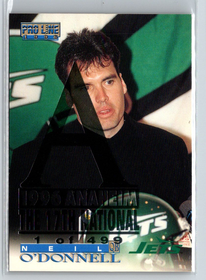 1996 Pro Line #19 Neil O'Donnell Anaheim National P49